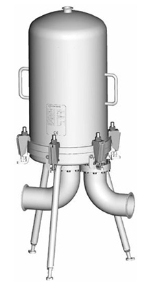 Корпус фильтра PF-EG 0320-3040 на несколько посадочных  мест из нержавеющей стали для  фильтрации жидкостей